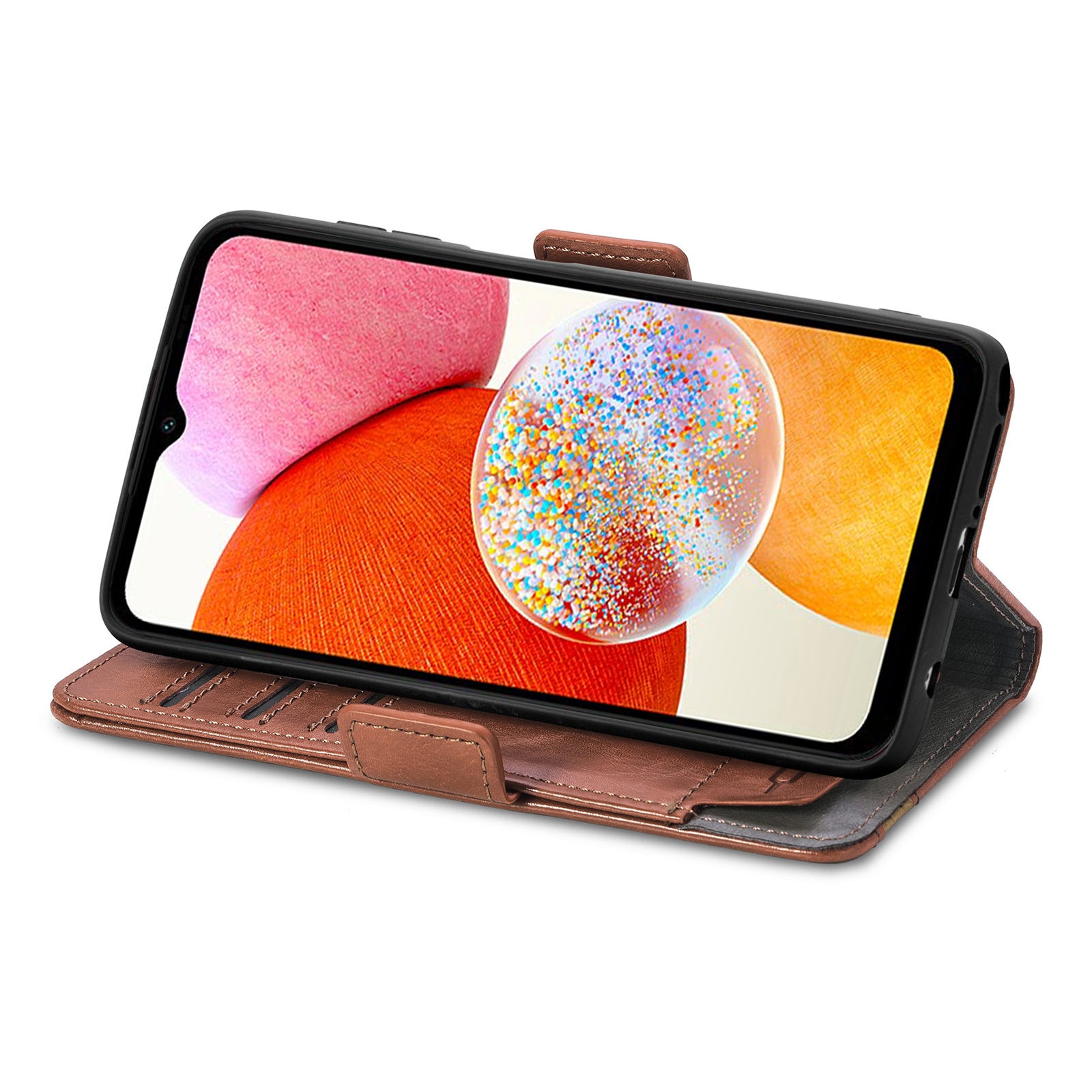 CASENEO 002 Series for Samsung Galaxy A14 5G A14 4G Phone Case PU Leather RFID Blocking Wallet Stand Business Splicing Cover CASENEO 002 Series for Samsung Galaxy A14 5G A14 4G Phone Case PU Leather RFID Blocking Wallet Stand Business Splicing Cover